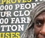 Baroness Lola Young outside of Traid