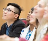 Undergraduate students in a lecture, Keighton Auditorium, University Park